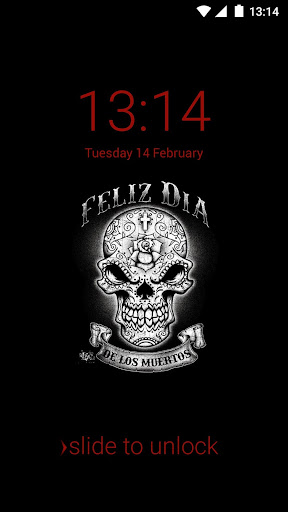 AppLock Theme Death Skeleton Screen 3