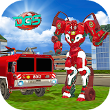 Real Robot Firefighter Truck : Robot Super Truck icon