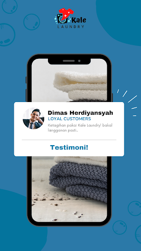 Android application KALE Laundry screenshort