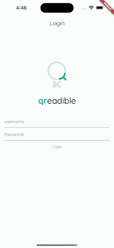 Android application Qreadible - Business screenshort