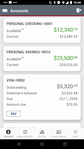 Android application TruMark Financial Credit Union screenshort