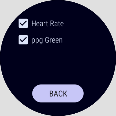 HRMonitor for Wear OS Screen 3