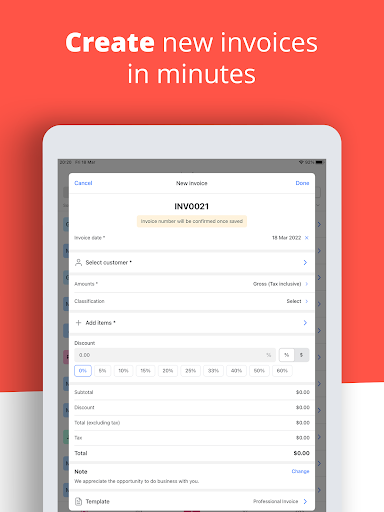 Reckon Invoices screenshot 8