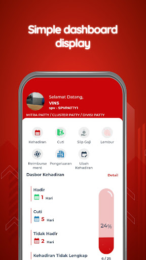 Android application Patty screenshort