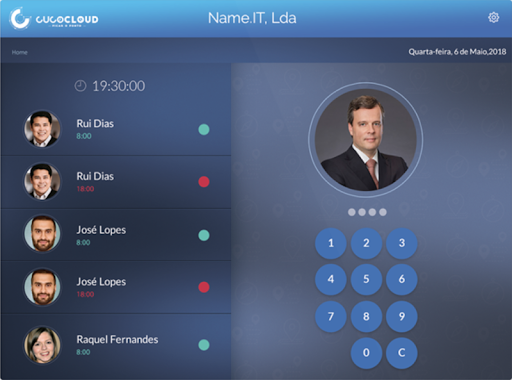 Android application CucoTablet screenshort