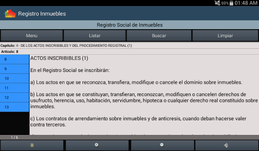 Ley Registro Social de Inmuebl