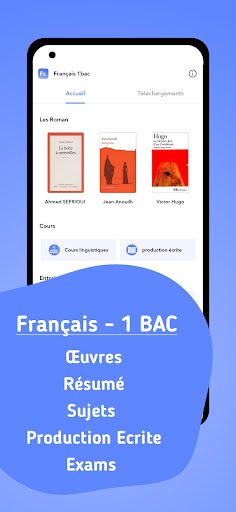 Android application Français 1 bac 2024 - Ryples screenshort