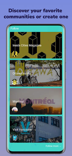 Android application Map Your City - Explore & Map screenshort