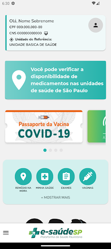 e-saudeSP Screen 2