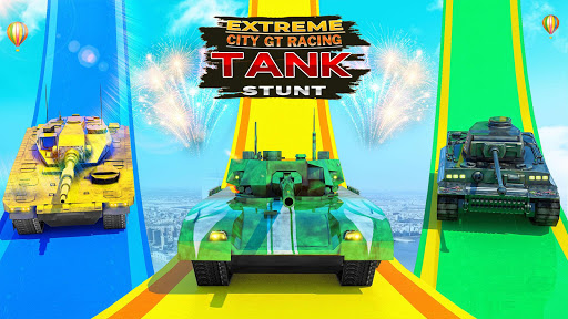Télécharger Gratuit Crazy Tank Stunts: Tank Games APK MOD (Astuce) screenshots 1