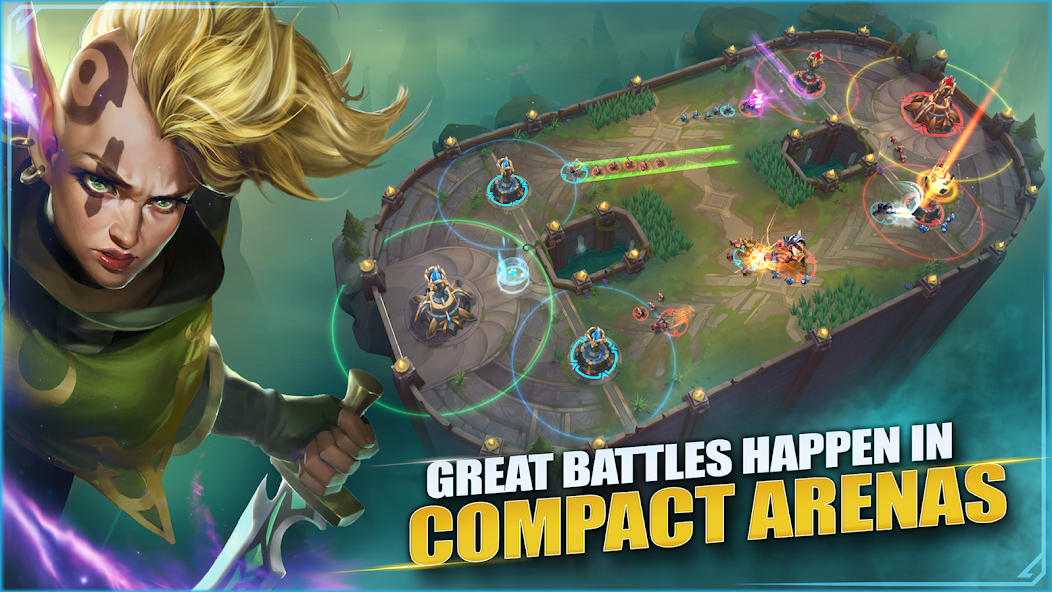 ﻿Champions Destiny: MOBA Heroes 3.1.3 APK + Мод (Unlimited money) за Android