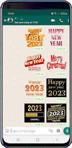 Imágen 3 Stickers de año nuevo 2023 android