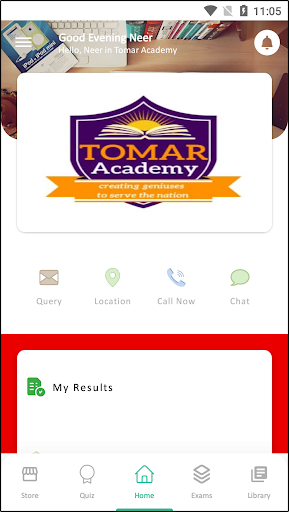Tomar Academy Screen 2
