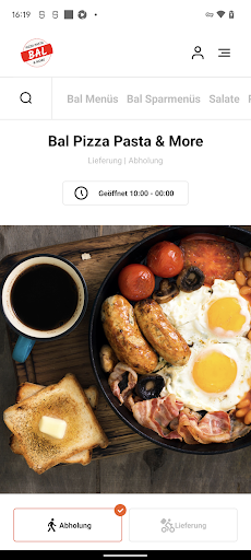 Android application Bal Pizza Pasta & More screenshort