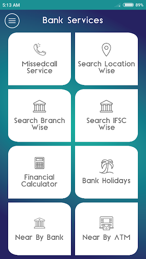 Android application Bank ISFC Code Financial Calc screenshort