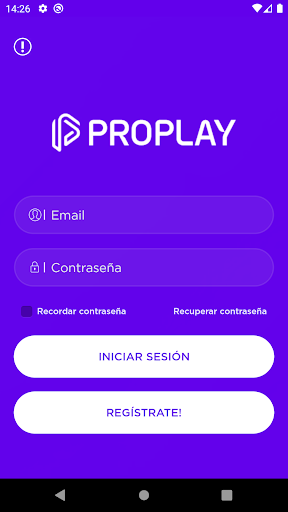 Android application Proplay screenshort