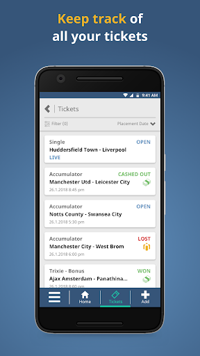 BetCentral Bet Tracker Screen 3