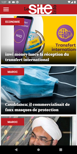 Android application Le Site Info screenshort