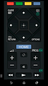 Remote control for Sony