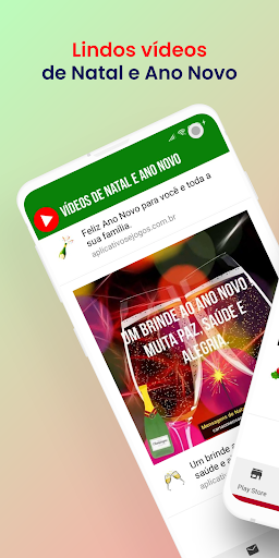 Android application Vídeos de Natal e Ano Novo screenshort