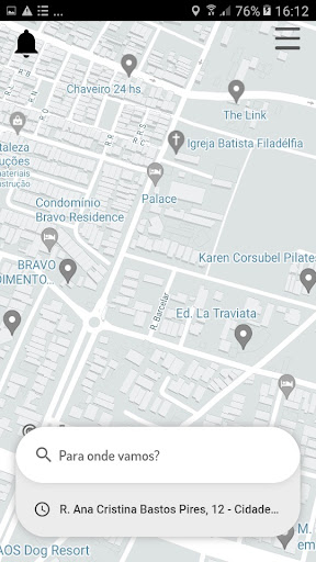 Android application Chame a Maria - Passageiro screenshort