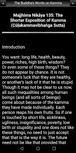 The Buddha’s Words on Kamma Screen 3