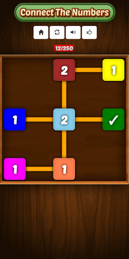 Android application Connect the numbers screenshort