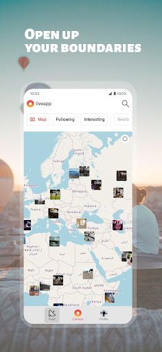 liveapp - Video stories nearby Screen 3