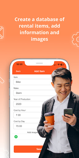 Rental Business Management App Screen 2