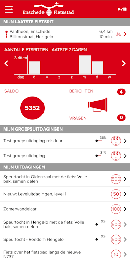 Android application Enschede Fietst screenshort