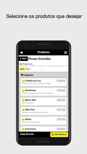 Gett Pizzas Screen 2