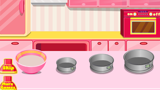 Make cake chocolate girls game Screen 2
