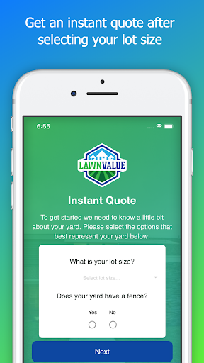 LawnValue Screen 2