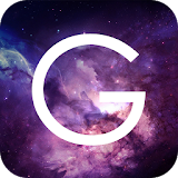 Purple Galaxy Keyboard Theme icon