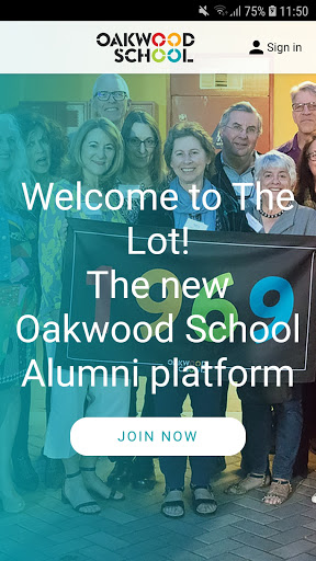 Android application The Lot - Oakwood School Alumn screenshort