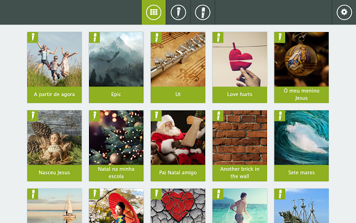 Android application YouTune 6.º Ano screenshort
