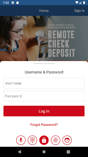 1st Street Credit Union Screen 2