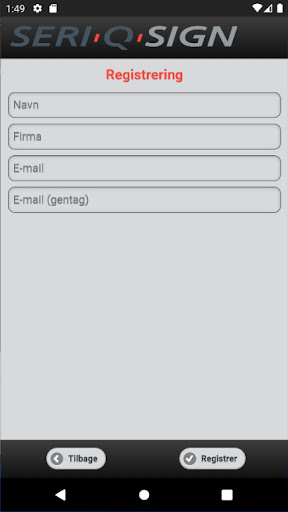 Seri Q Sign - Skiltebestilling Screen 3