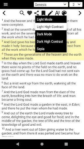 Bible in Basic English Screen 3