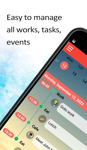 Android application CalendarDC: Reminder and note screenshort