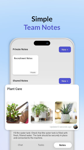 Screenshot of Tasks & Chat: Work App