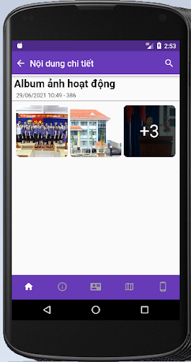 Android application Cục thống kê Bạc Liêu screenshort