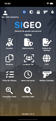 Android application SIGEO PMES screenshort