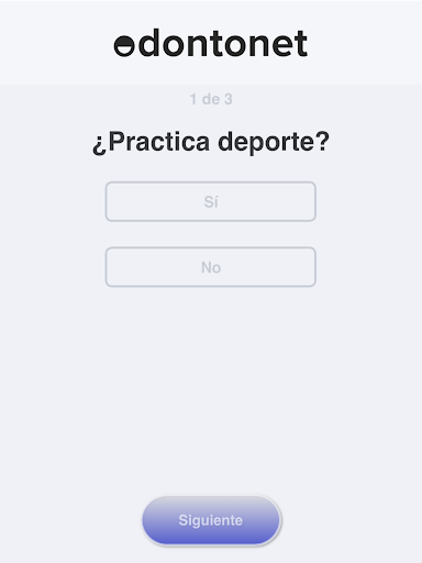 Odontonet CuestionariosApp Screen 2