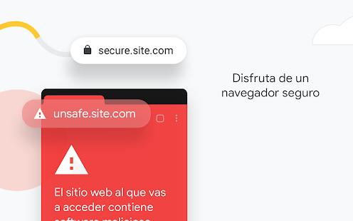 Google Chrome: rápido y seguro Screenshot