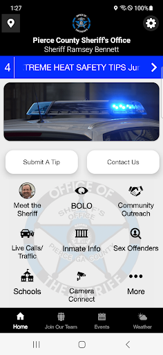 Android application Pierce County Sheriff, GA screenshort