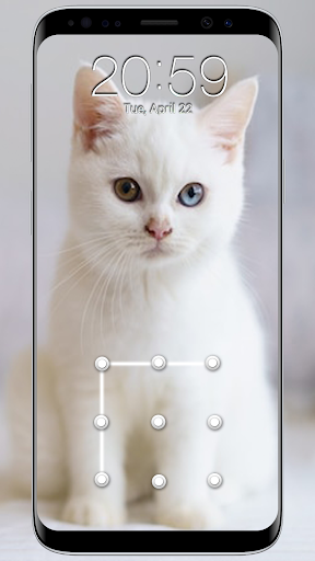 tela de bloqueio de gato screenshot 3