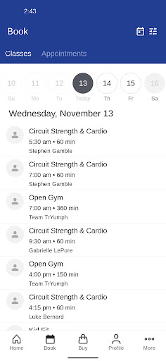 TrYumph Fitness Screenshot 2 - AppWisp.com