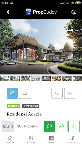Android application Residensi Acacia screenshort