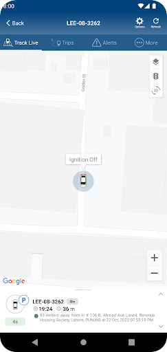 Android application Unique Track - GPS Car Tracker screenshort